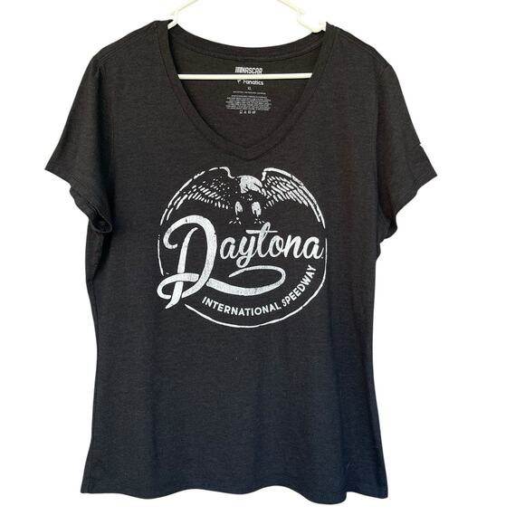 Fanatics Womens Nascar Daytona Shirt Extra Large XL Black Racing Speedway - Picture 1 of 8